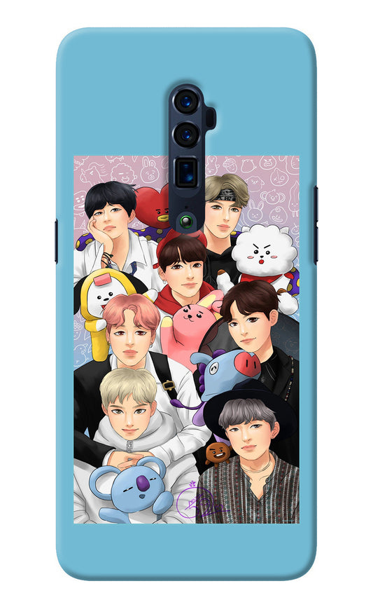 BTS with animals Oppo Reno 10x Zoom Back Cover