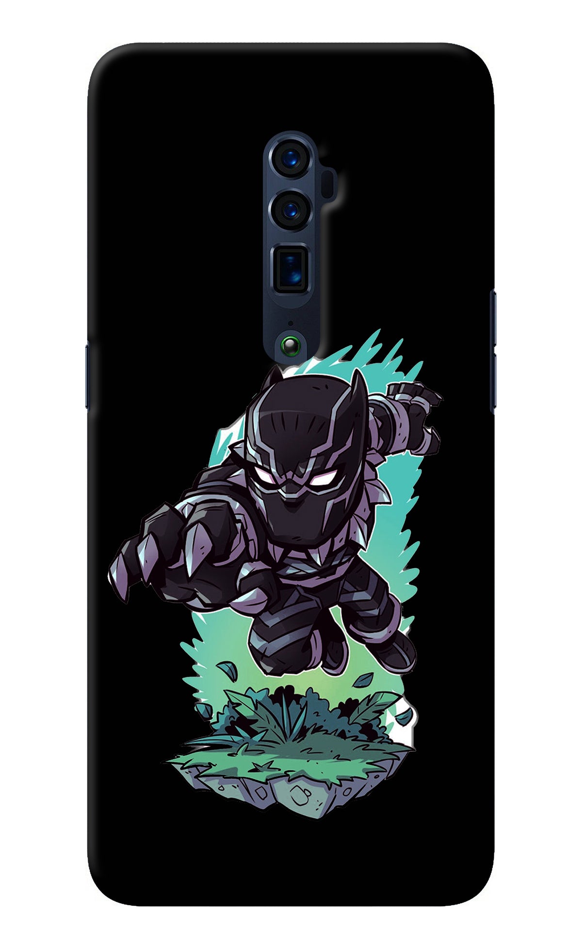 Black Panther Oppo Reno 10x Zoom Back Cover