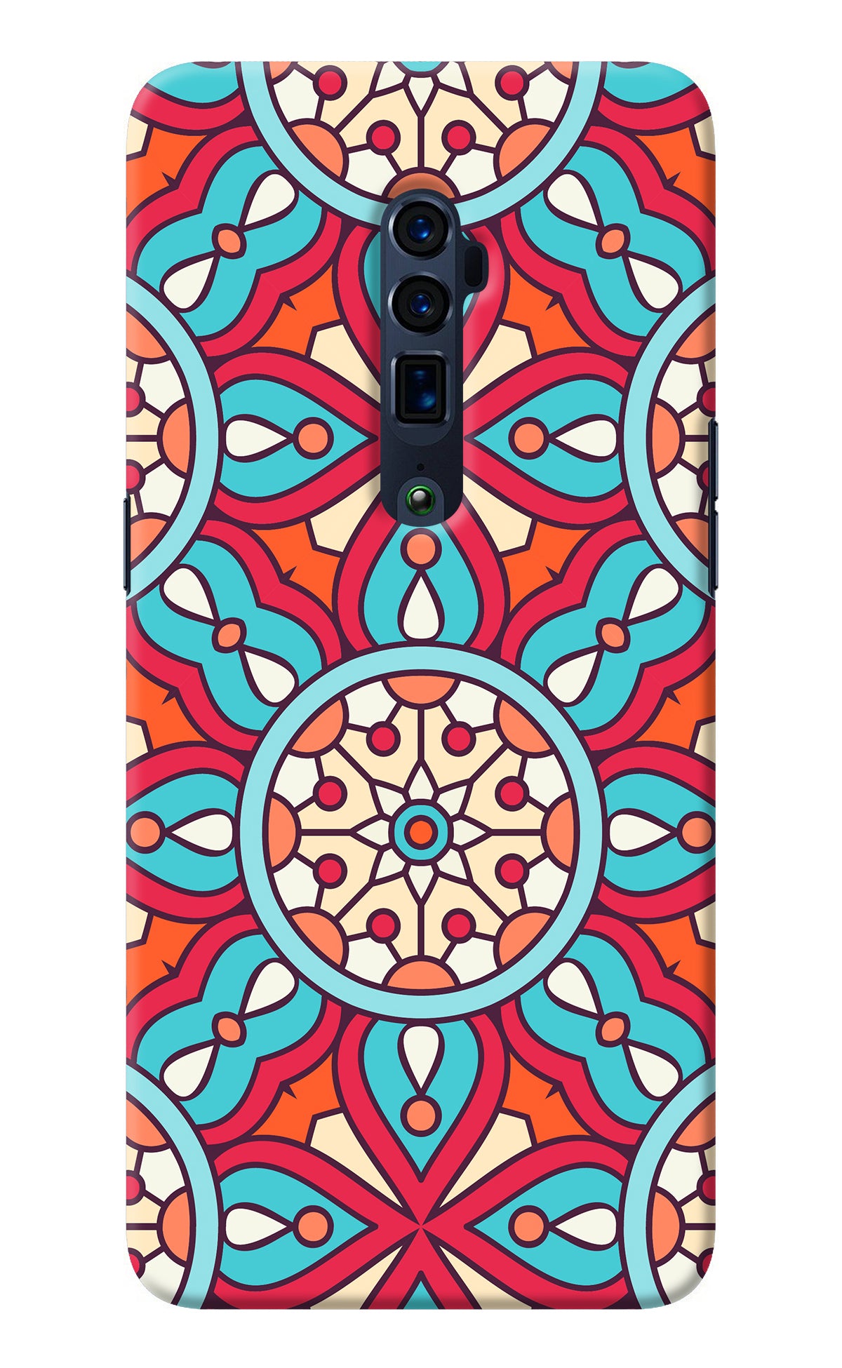 Mandala Geometric Oppo Reno 10x Zoom Back Cover