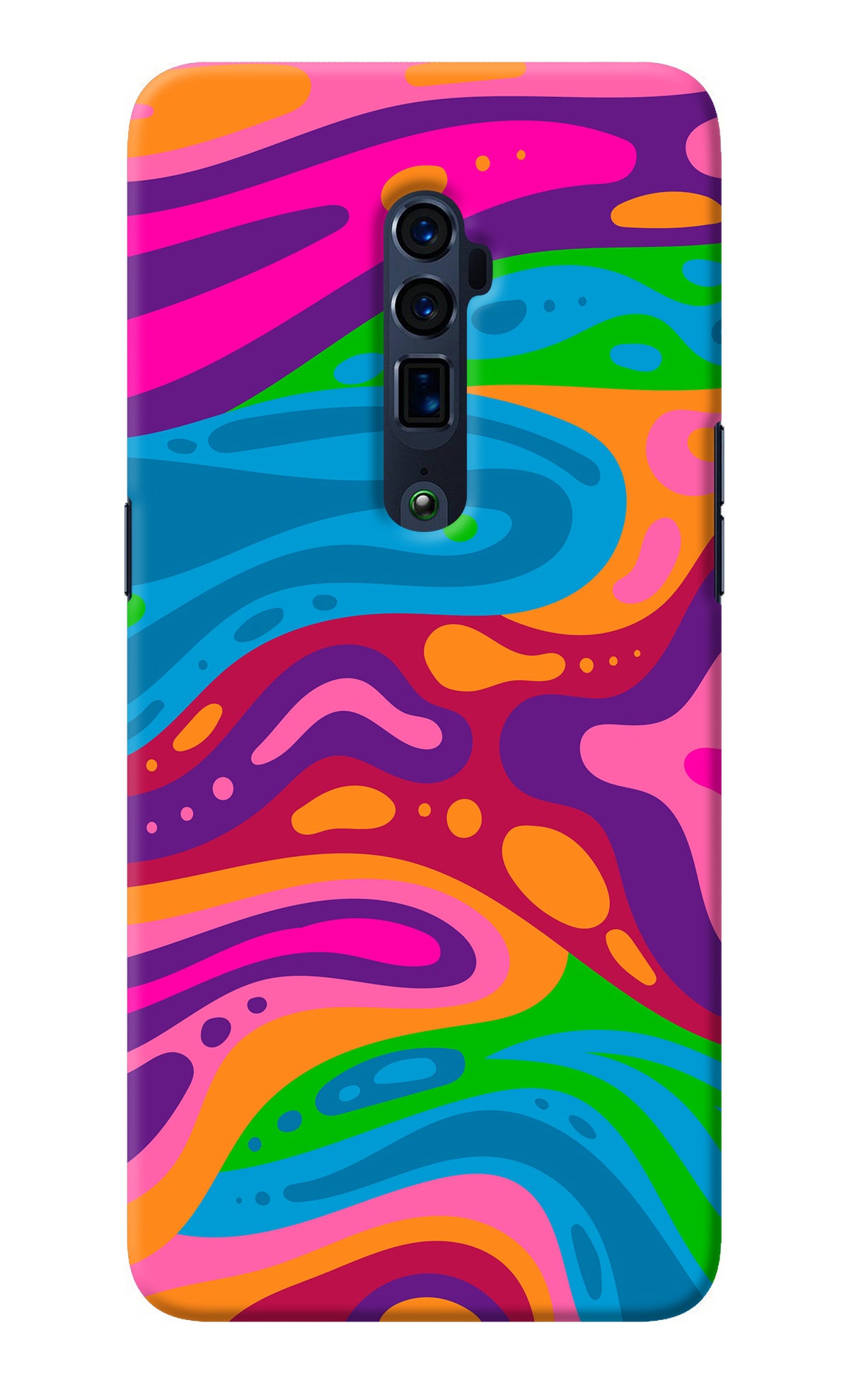 Trippy Pattern Oppo Reno 10x Zoom Back Cover