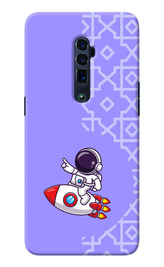 Cute Astronaut Oppo Reno 10x Zoom Back Cover