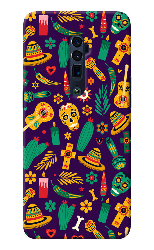 Mexican Artwork Oppo Reno 10x Zoom Back Cover