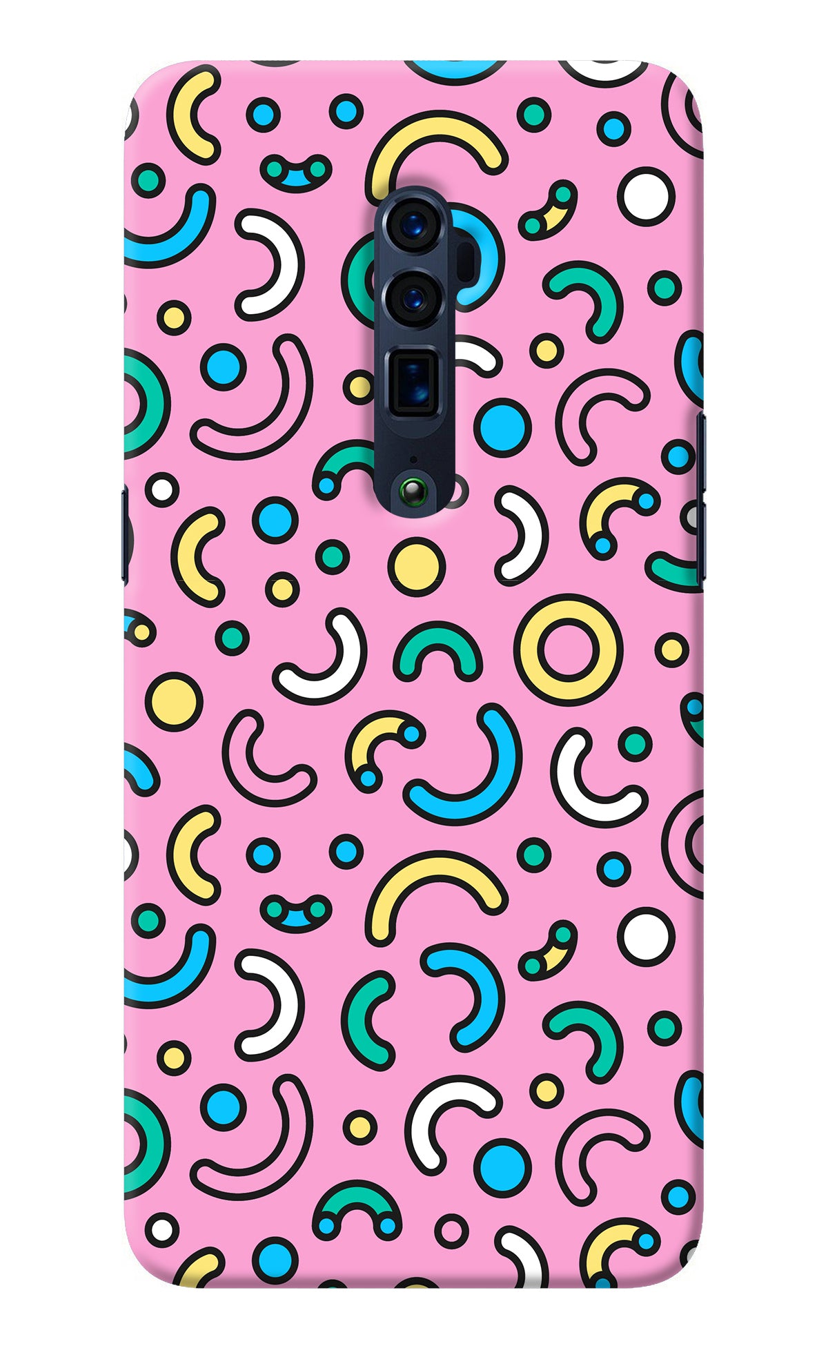 Memphis Design Oppo Reno 10x Zoom Back Cover