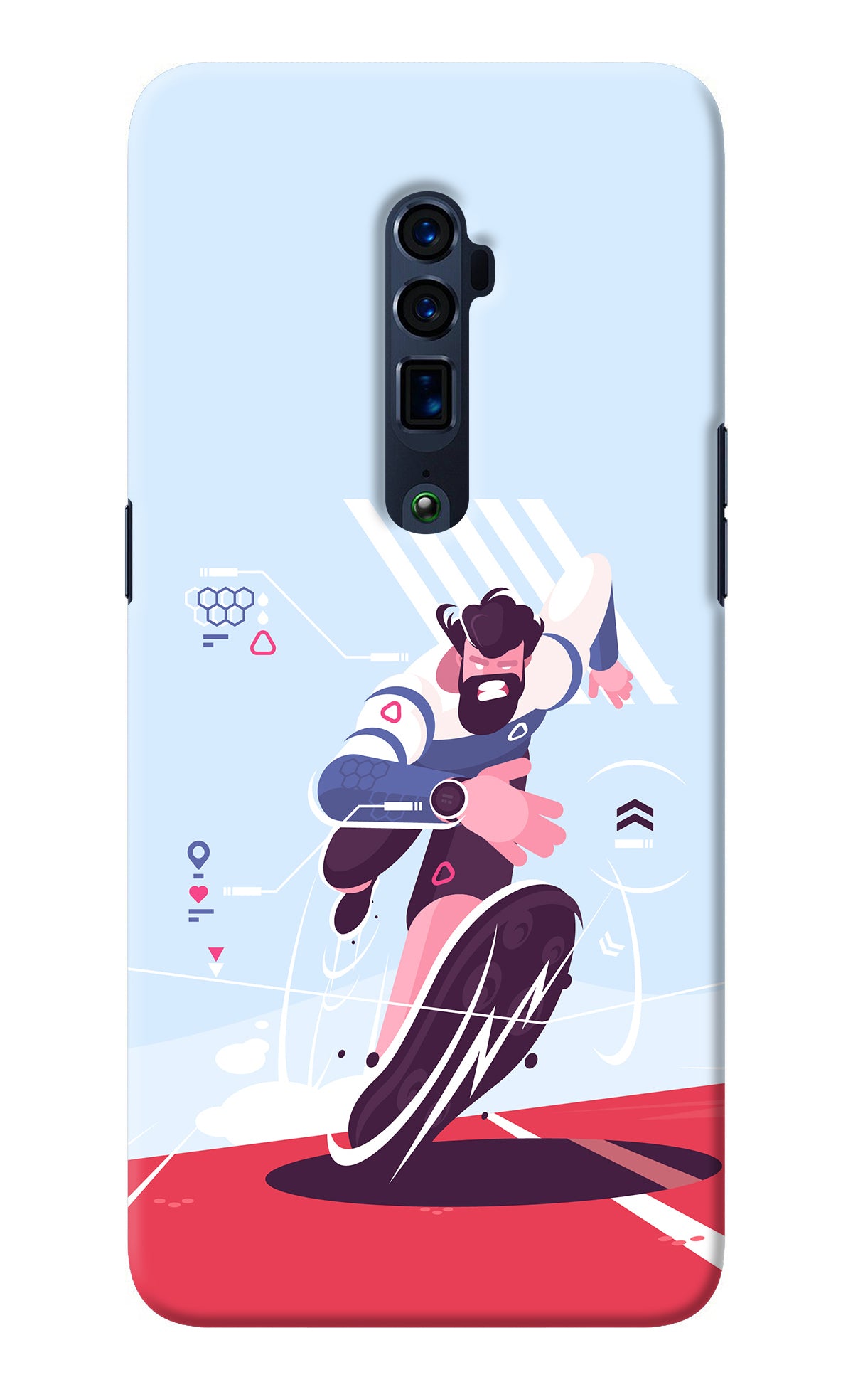 Run Pro Oppo Reno 10x Zoom Back Cover