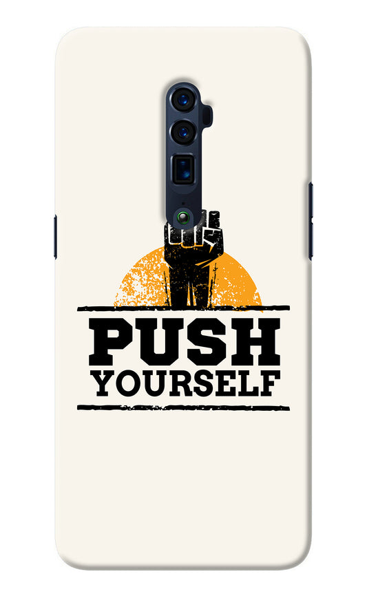Push Yourself Oppo Reno 10x Zoom Back Cover