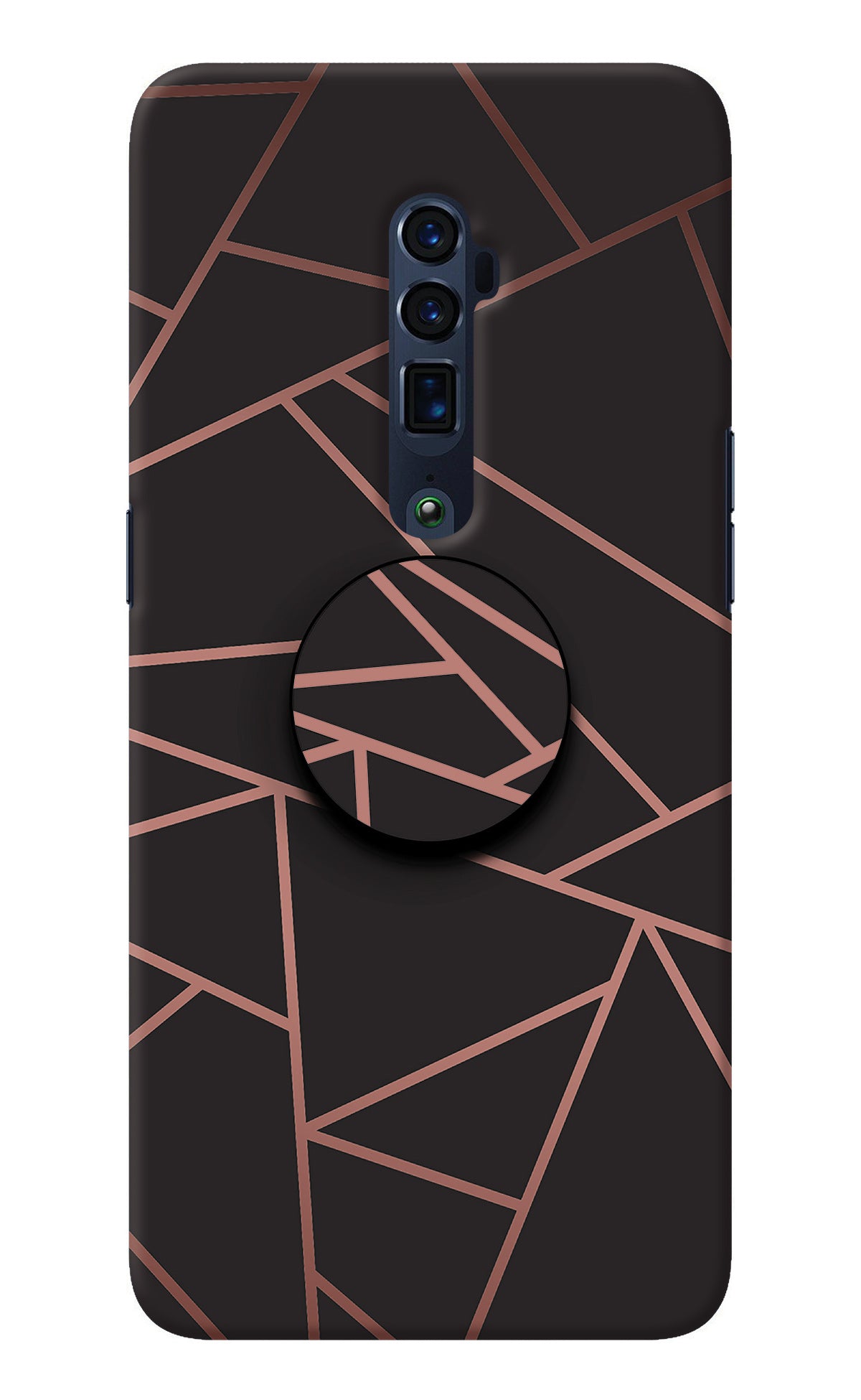 Geometric Pattern Oppo Reno 10x Zoom Pop Case