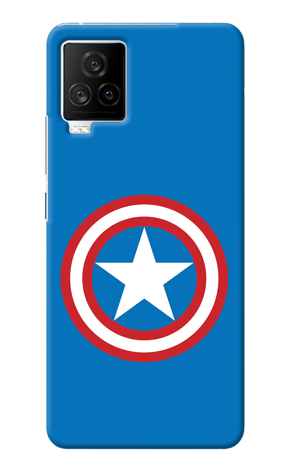 Captain America Logo iQOO 7 Legend 5G Back Cover