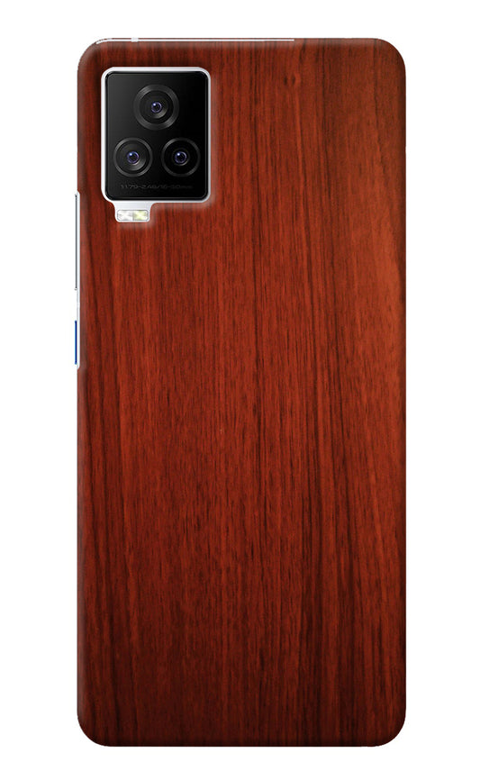 Wooden Plain Pattern iQOO 7 Legend 5G Back Cover