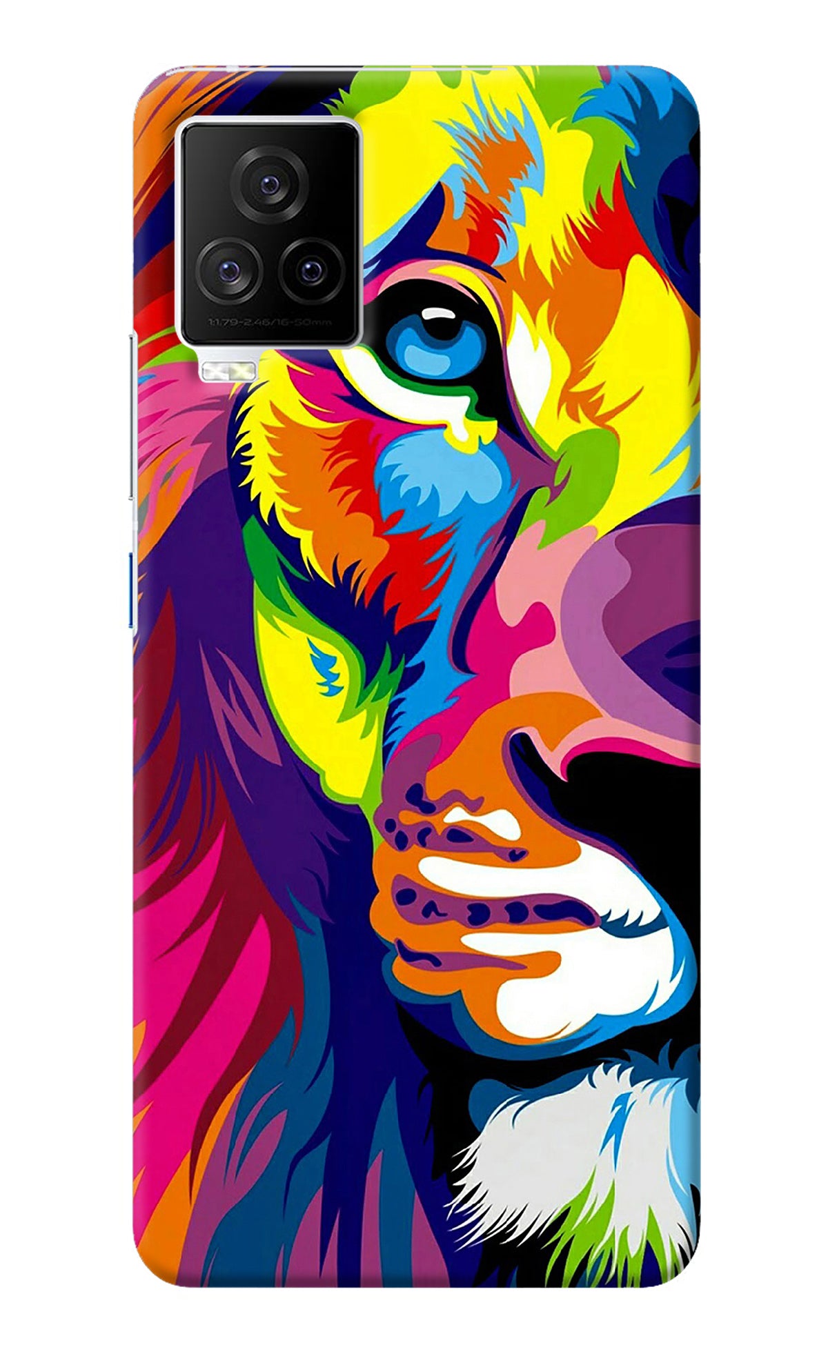 Lion Half Face iQOO 7 Legend 5G Back Cover