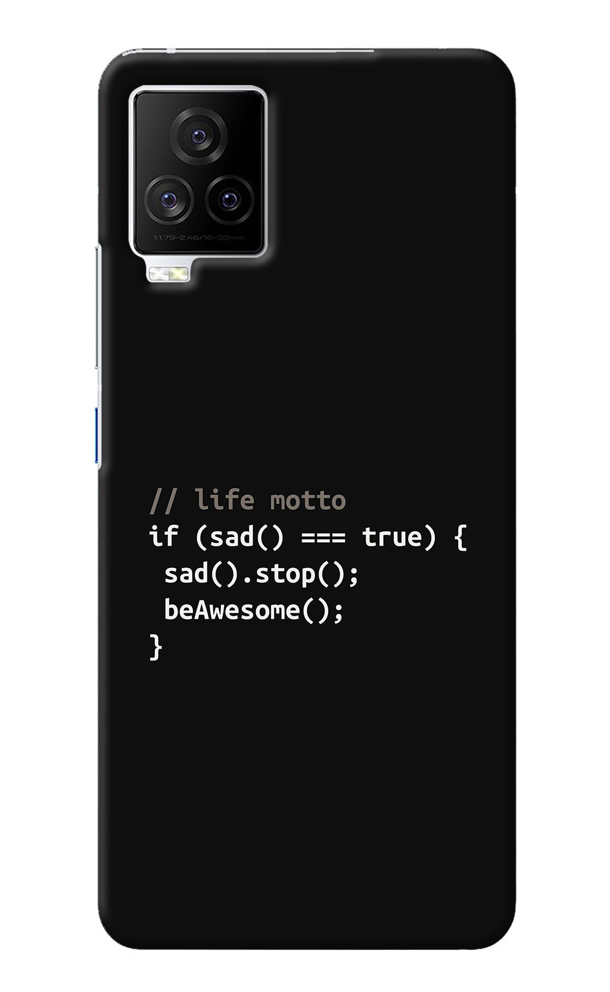 Life Motto Code iQOO 7 Legend 5G Back Cover