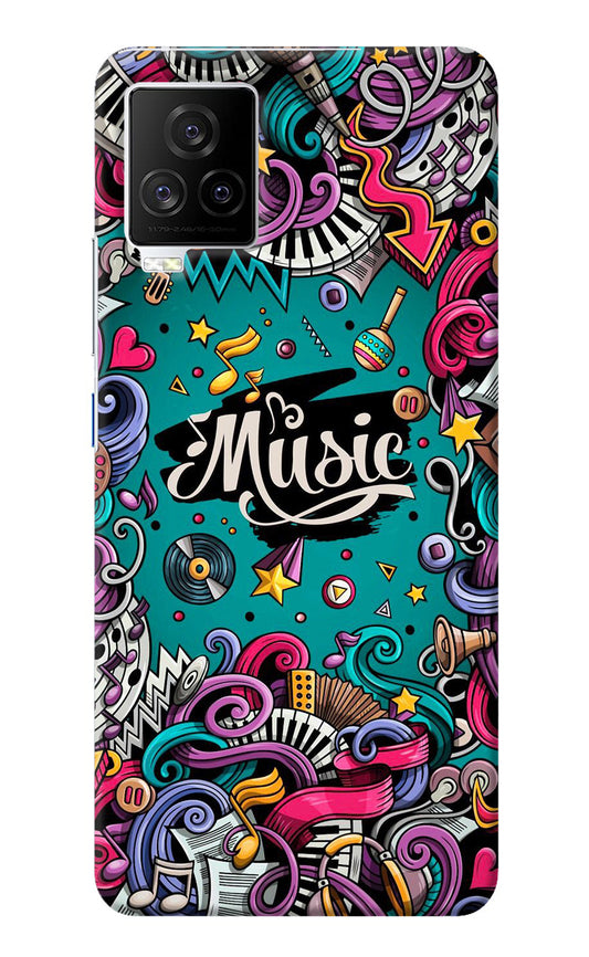 Music Graffiti iQOO 7 Legend 5G Back Cover