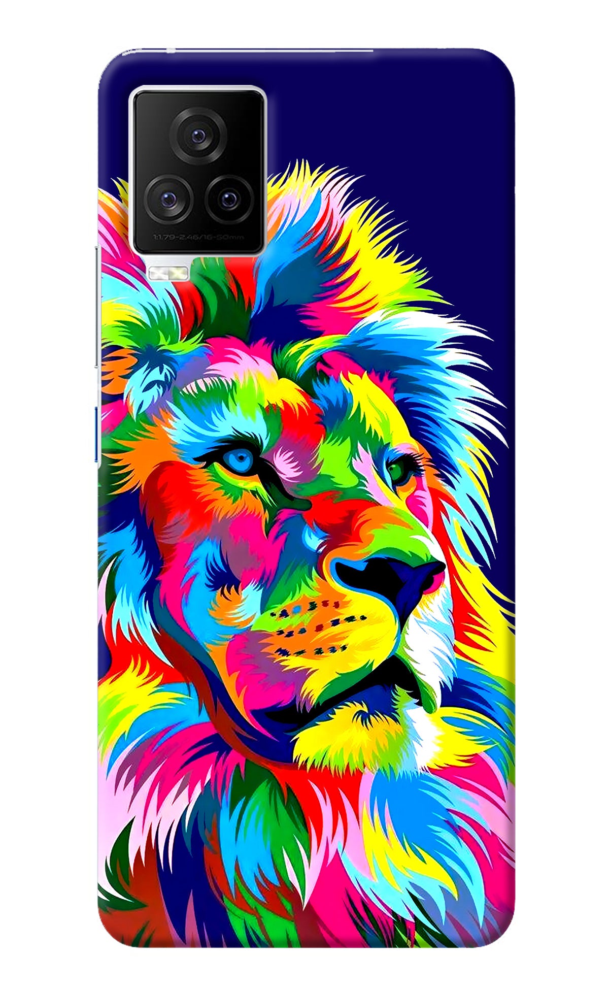 Vector Art Lion iQOO 7 Legend 5G Back Cover