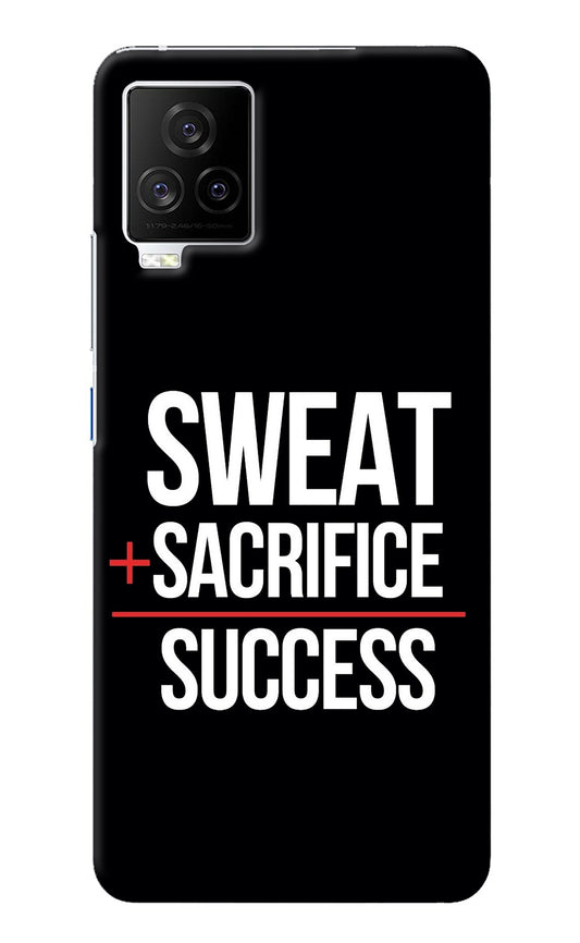 Sweat Sacrifice Success iQOO 7 Legend 5G Back Cover