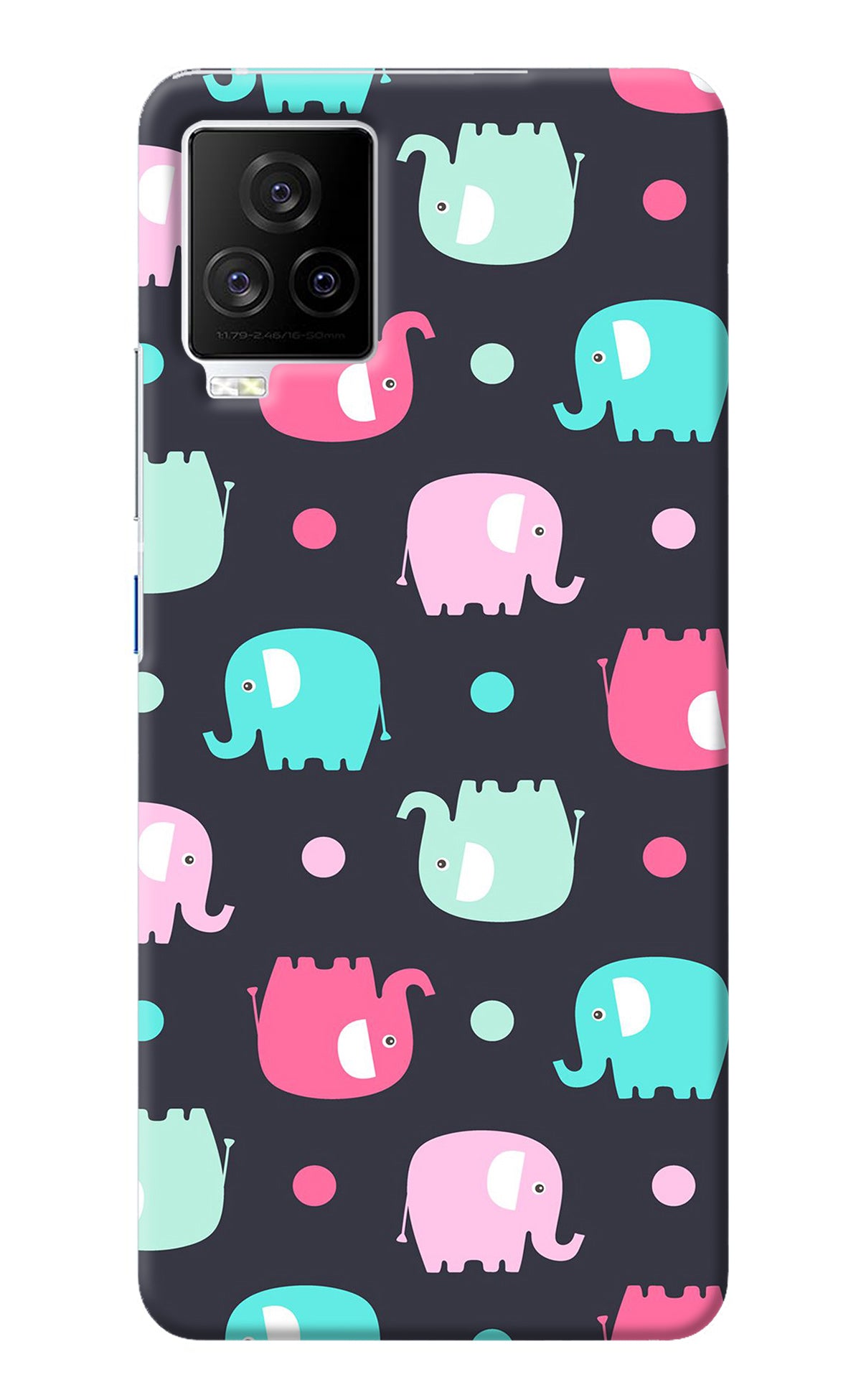 Elephants iQOO 7 Legend 5G Back Cover