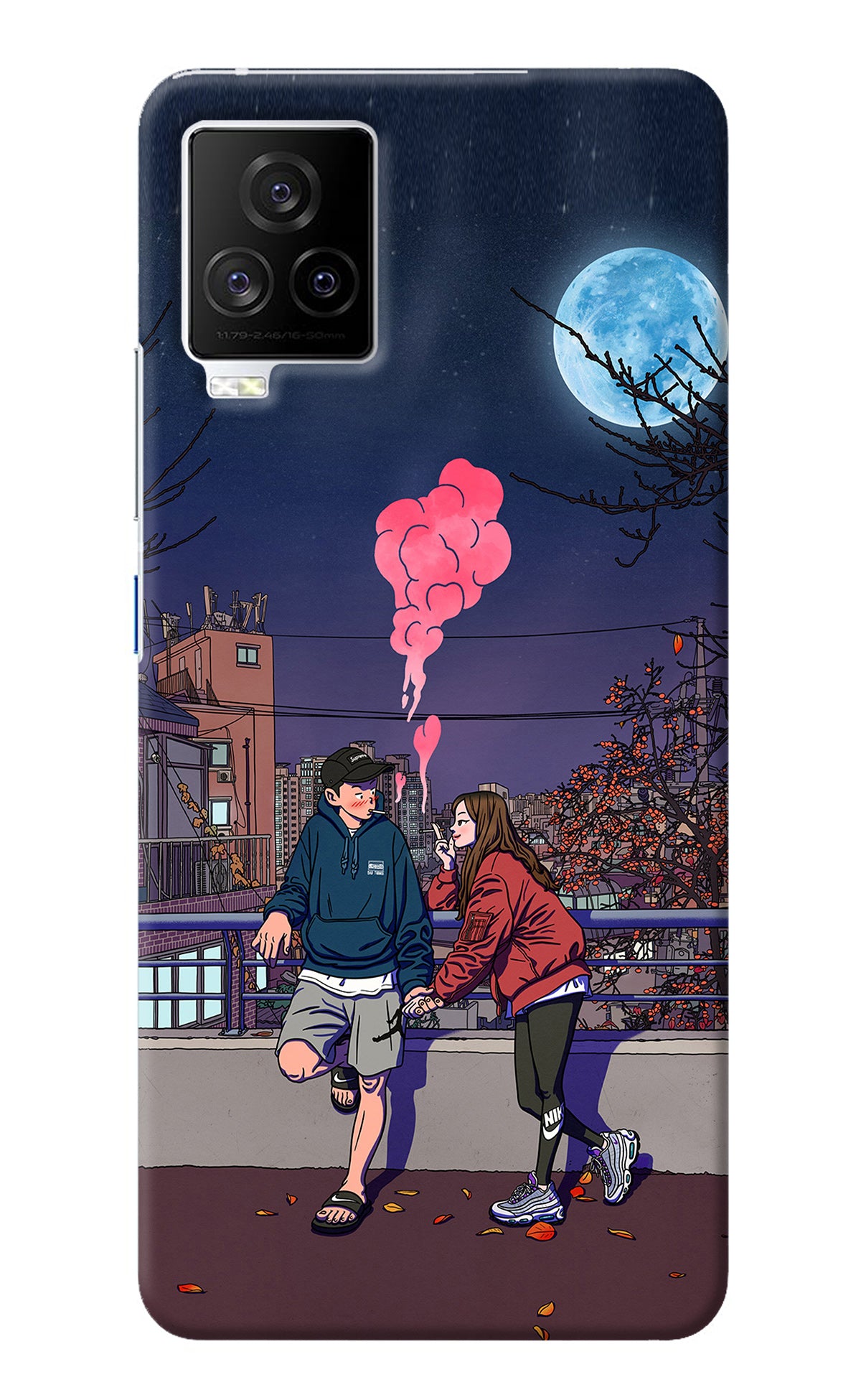 Chilling Couple iQOO 7 Legend 5G Back Cover