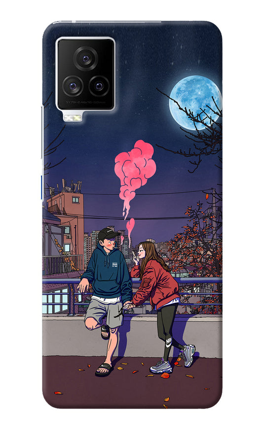 Chilling Couple iQOO 7 Legend 5G Back Cover