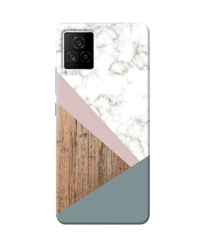 Marble wood Abstract iQOO 7 Legend 5G Back Cover