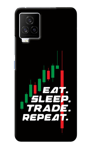 Eat Sleep Trade Repeat iQOO 7 Legend 5G Back Cover