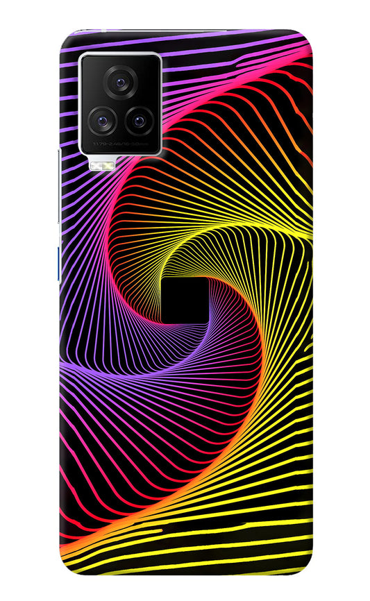 Colorful Strings iQOO 7 Legend 5G Back Cover