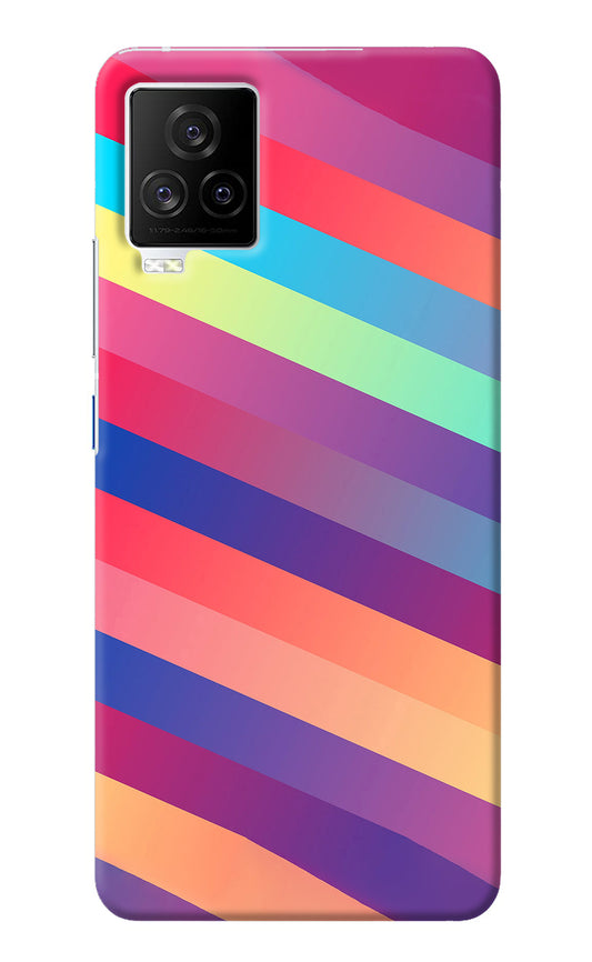 Stripes color iQOO 7 Legend 5G Back Cover