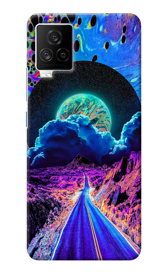 Psychedelic Painting iQOO 7 Legend 5G Back Cover