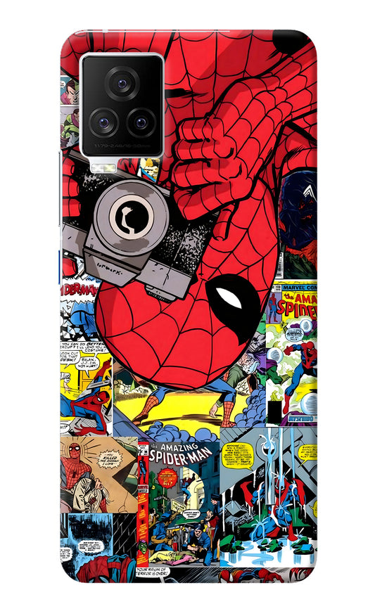 Spider Man iQOO 7 Legend 5G Back Cover