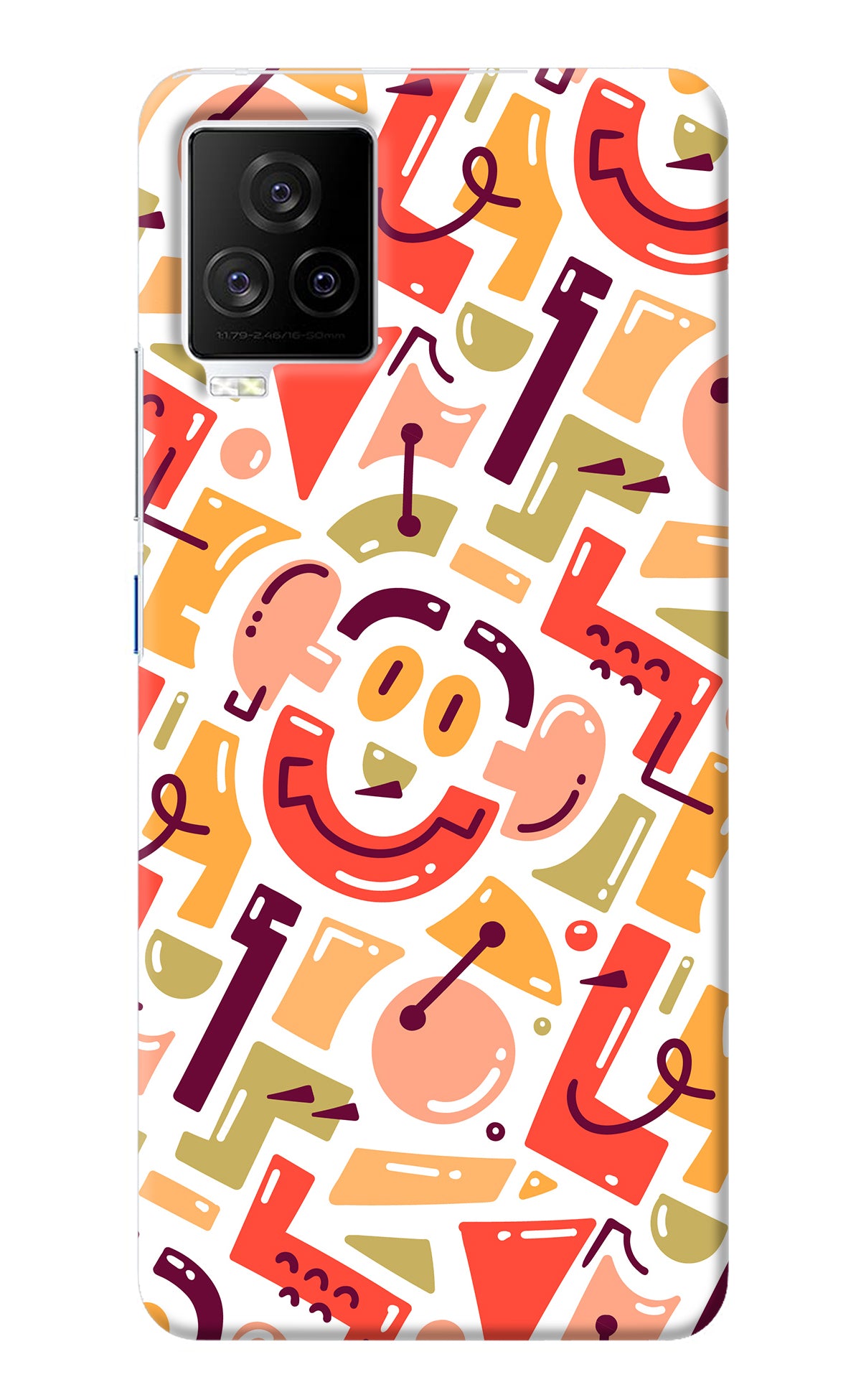 Doodle Pattern iQOO 7 Legend 5G Back Cover