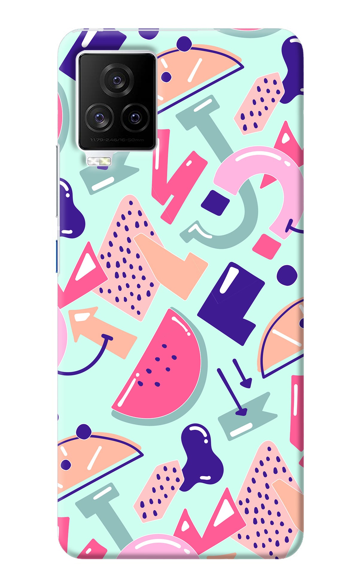 Doodle Pattern iQOO 7 Legend 5G Back Cover