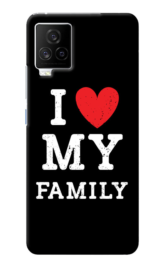 I Love My Family iQOO 7 Legend 5G Back Cover