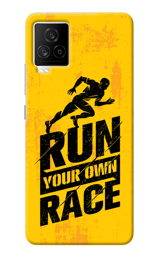 Run Your Own Race iQOO 7 Legend 5G Back Cover