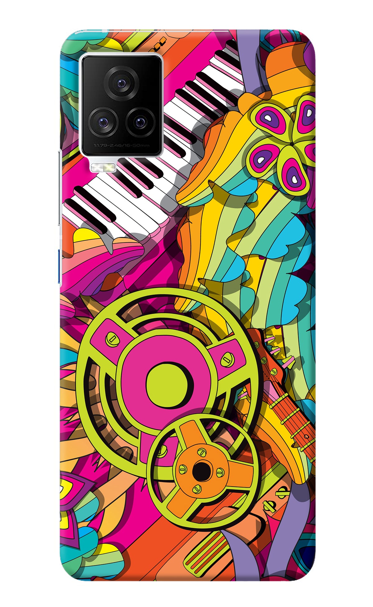 Music Doodle iQOO 7 Legend 5G Back Cover