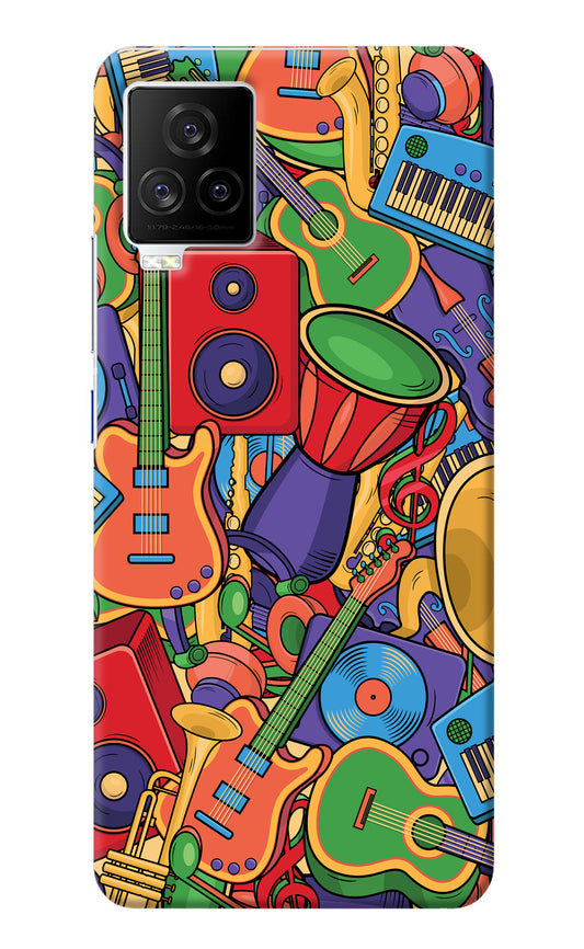 Music Instrument Doodle iQOO 7 Legend 5G Back Cover
