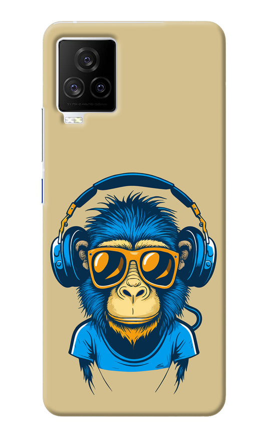 Monkey Headphone iQOO 7 Legend 5G Back Cover