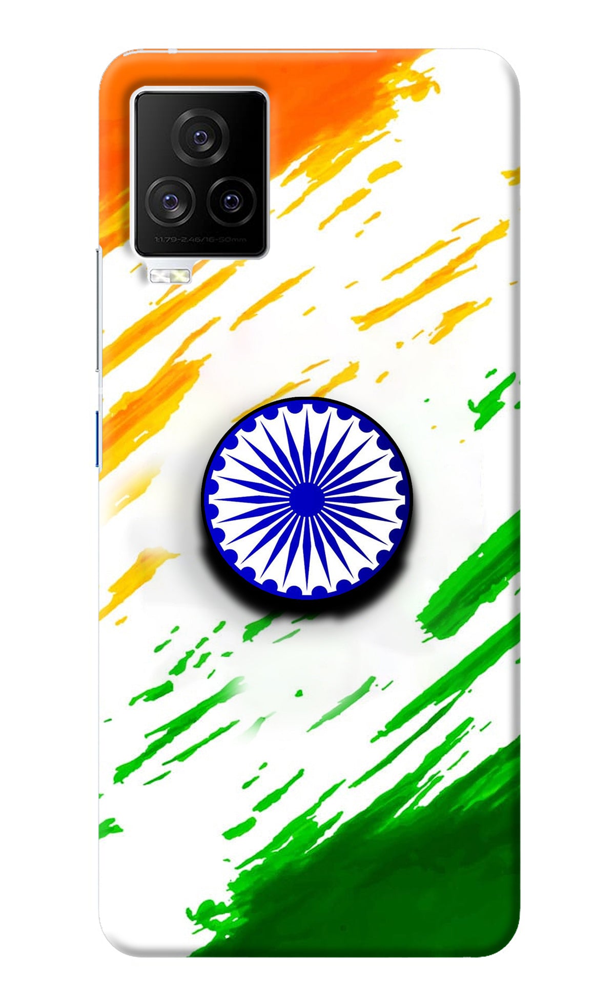 Indian Flag Ashoka Chakra iQOO 7 Legend 5G Pop Case