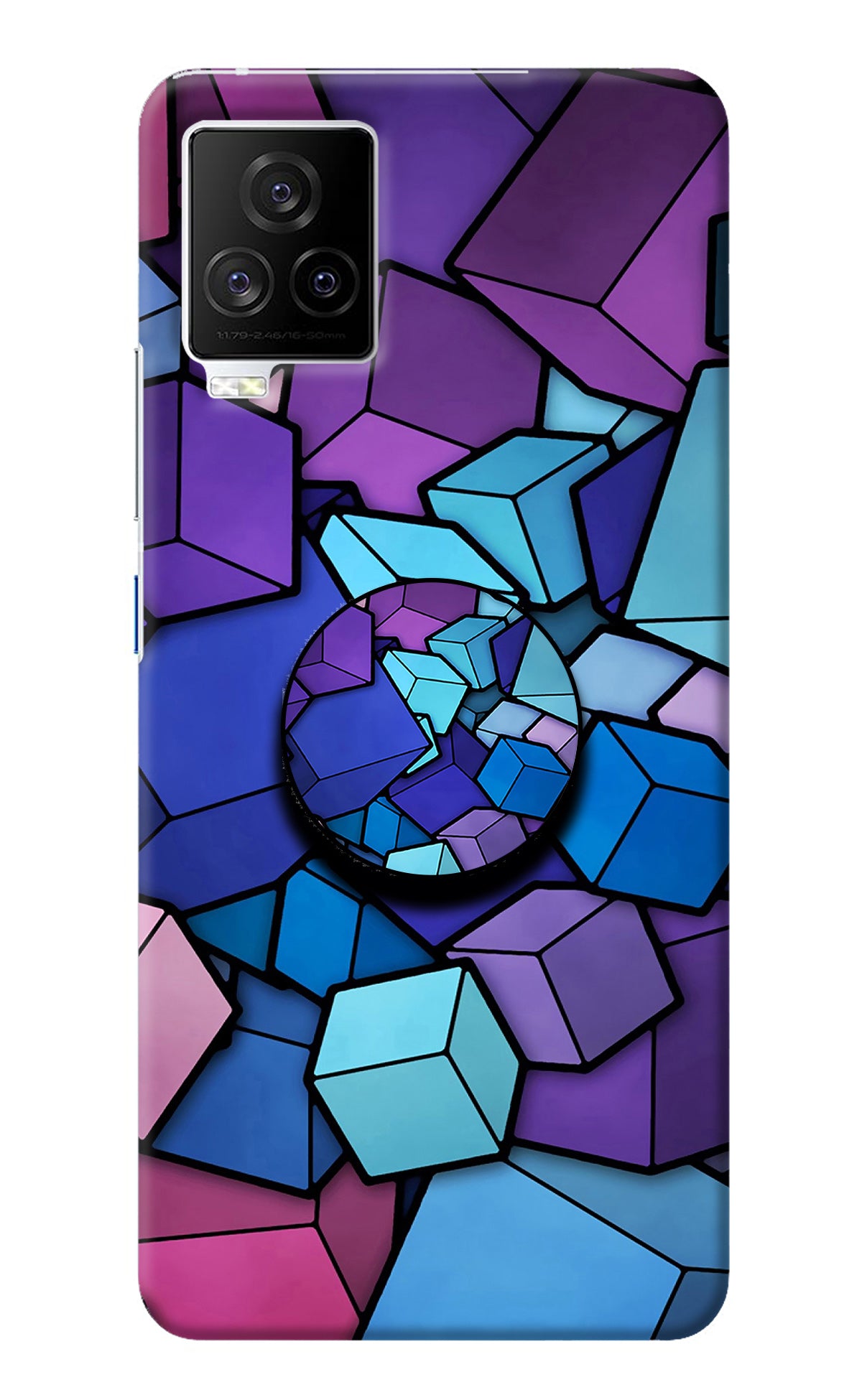 Cubic Abstract iQOO 7 Legend 5G Pop Case