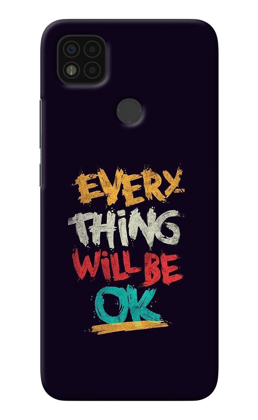 Everything Will Be Ok Poco C31 Back Cover