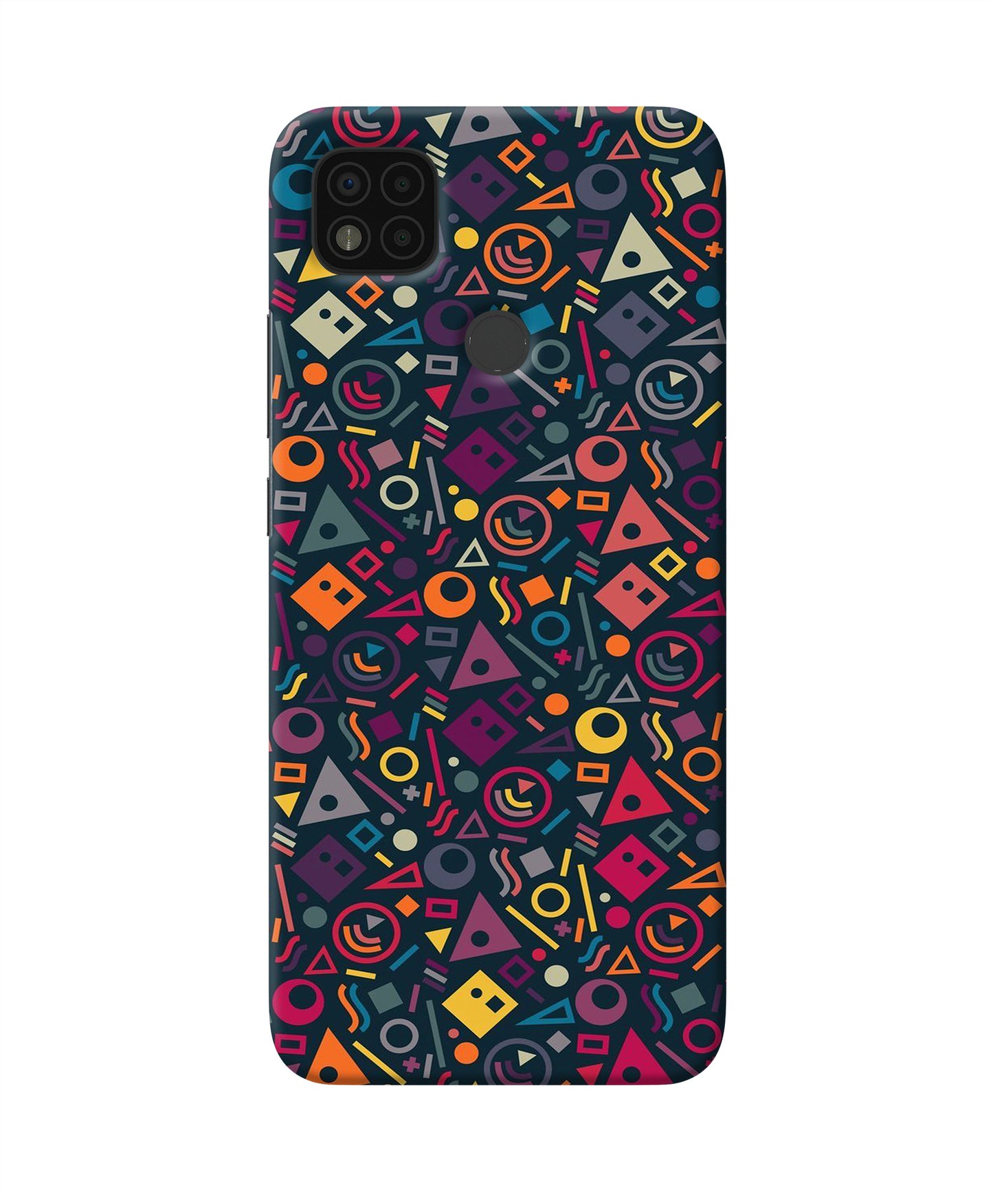 Geometric Abstract Poco C31 Back Cover