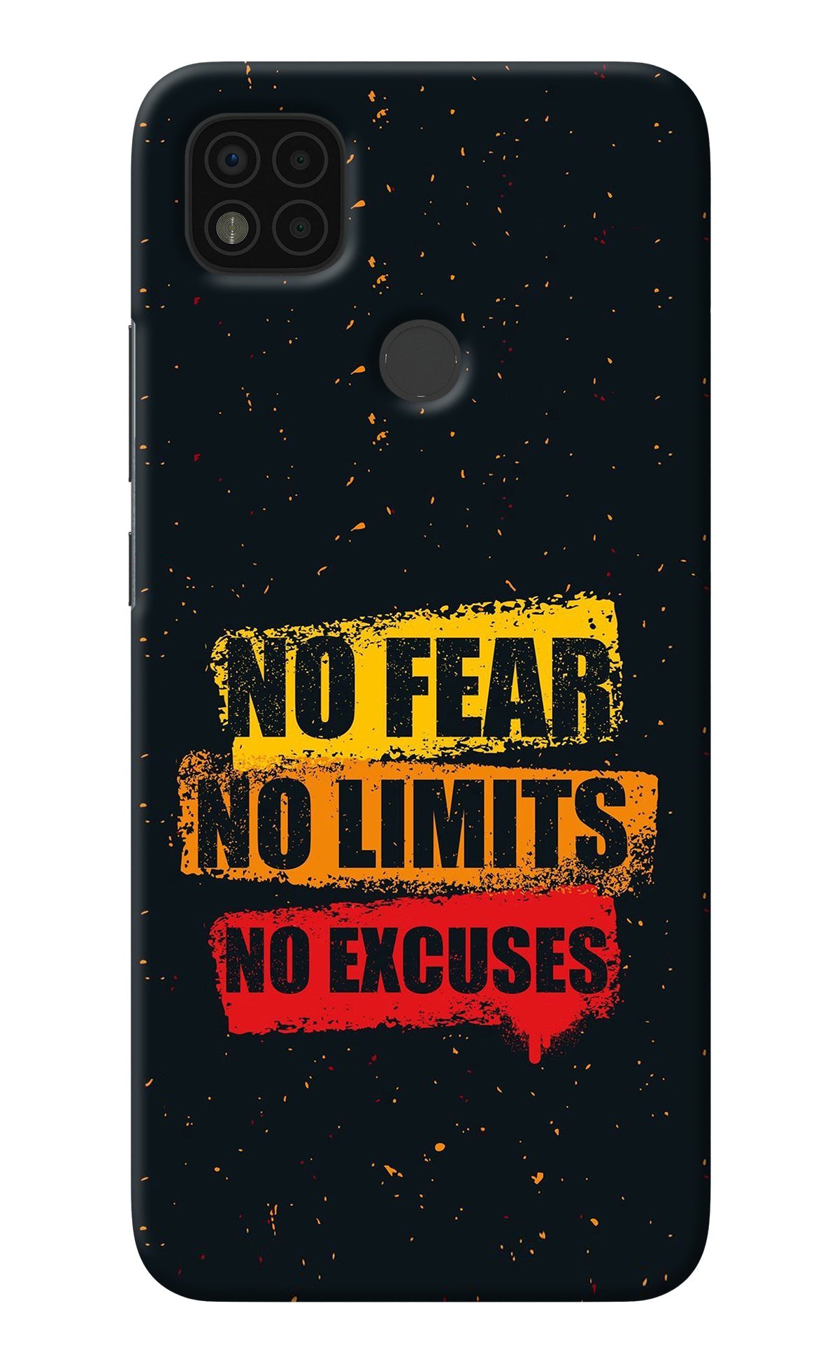 No Fear No Limits No Excuse Poco C31 Back Cover