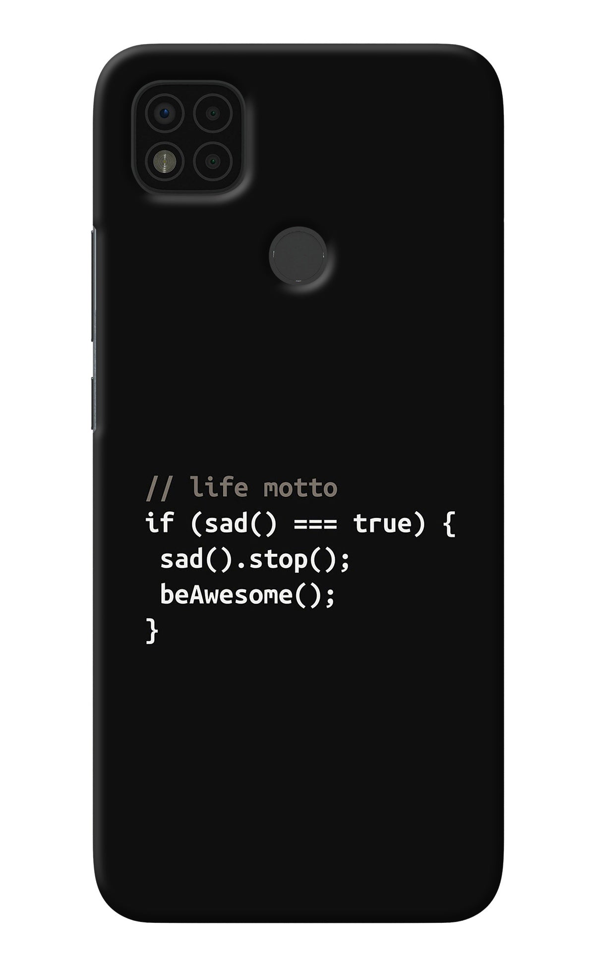 Life Motto Code Poco C31 Back Cover