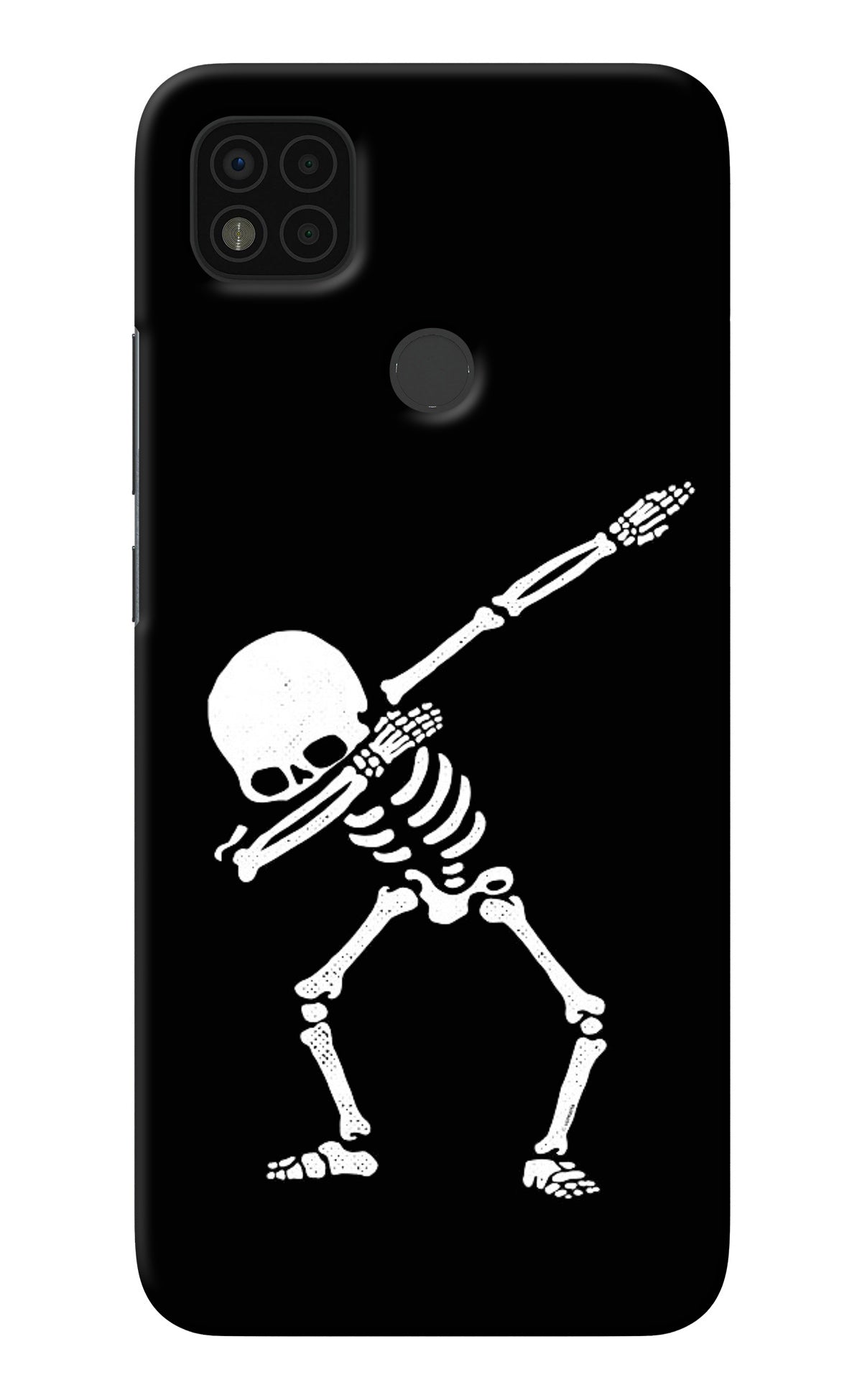 Dabbing Skeleton Art Poco C31 Back Cover