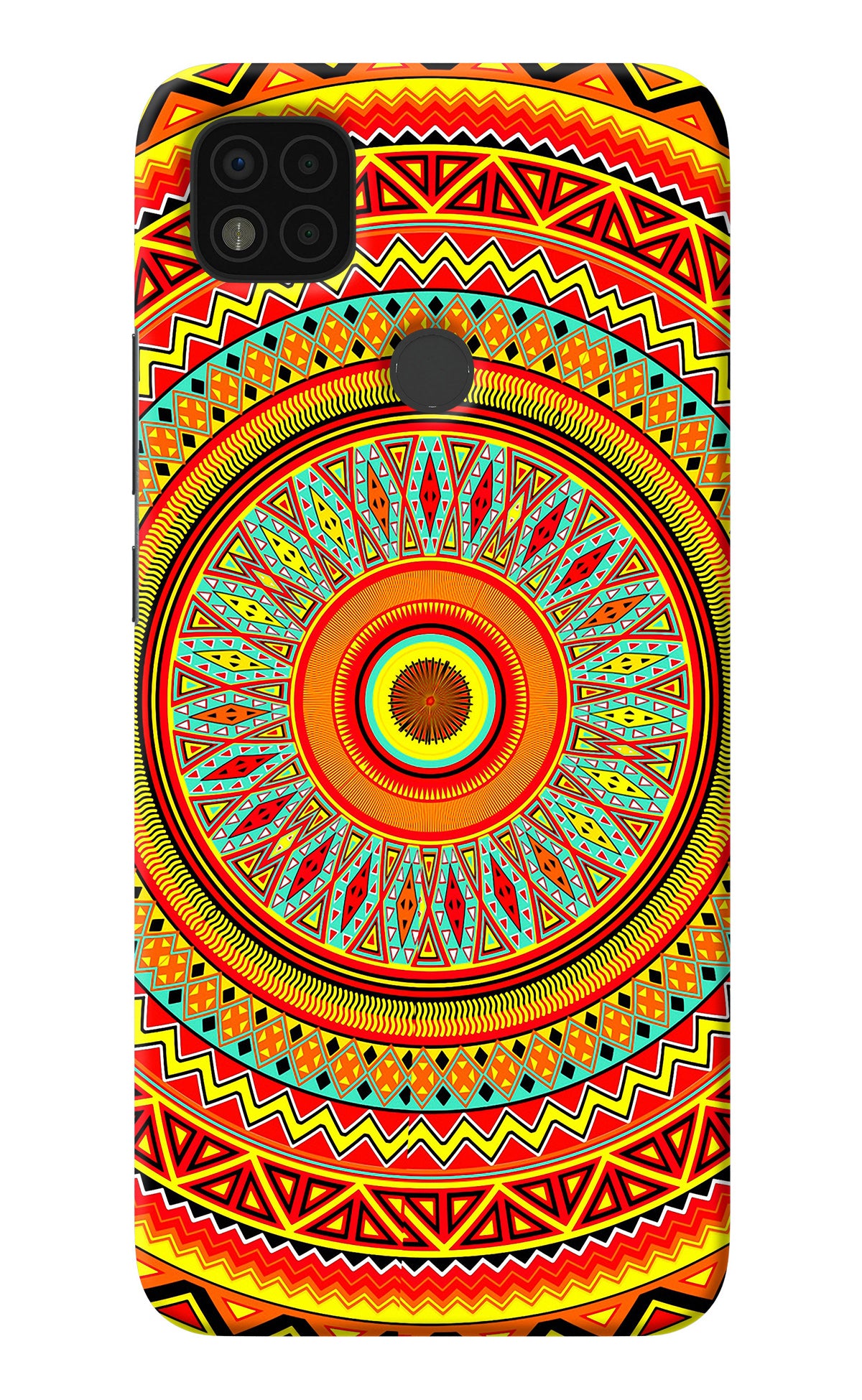 Mandala Pattern Poco C31 Back Cover