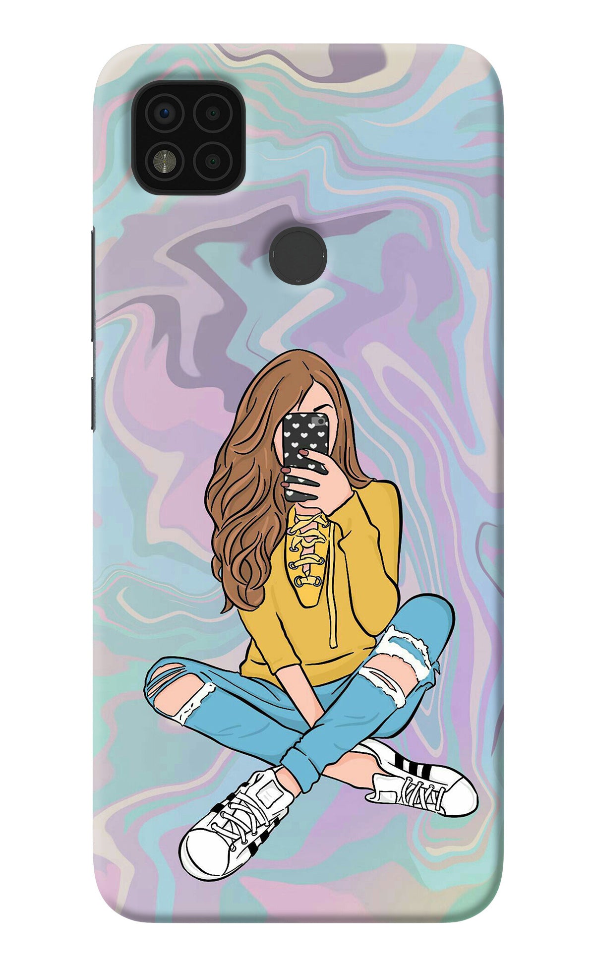 Selfie Girl Poco C31 Back Cover