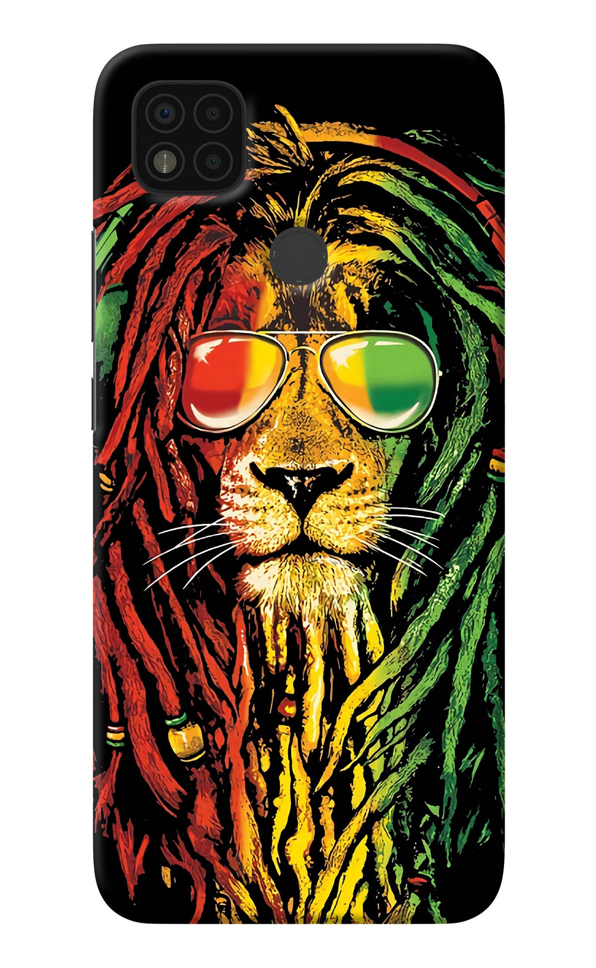 Rasta Lion Poco C31 Back Cover