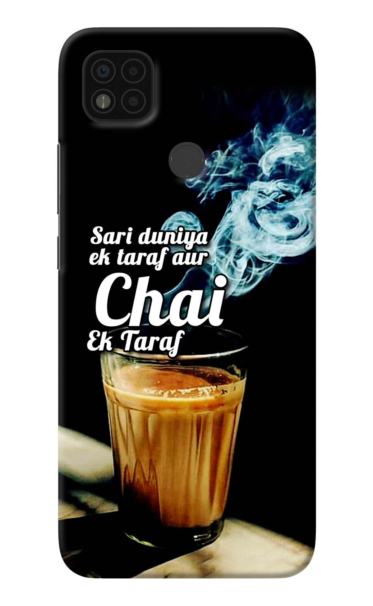 Chai Ek Taraf Quote Poco C31 Back Cover