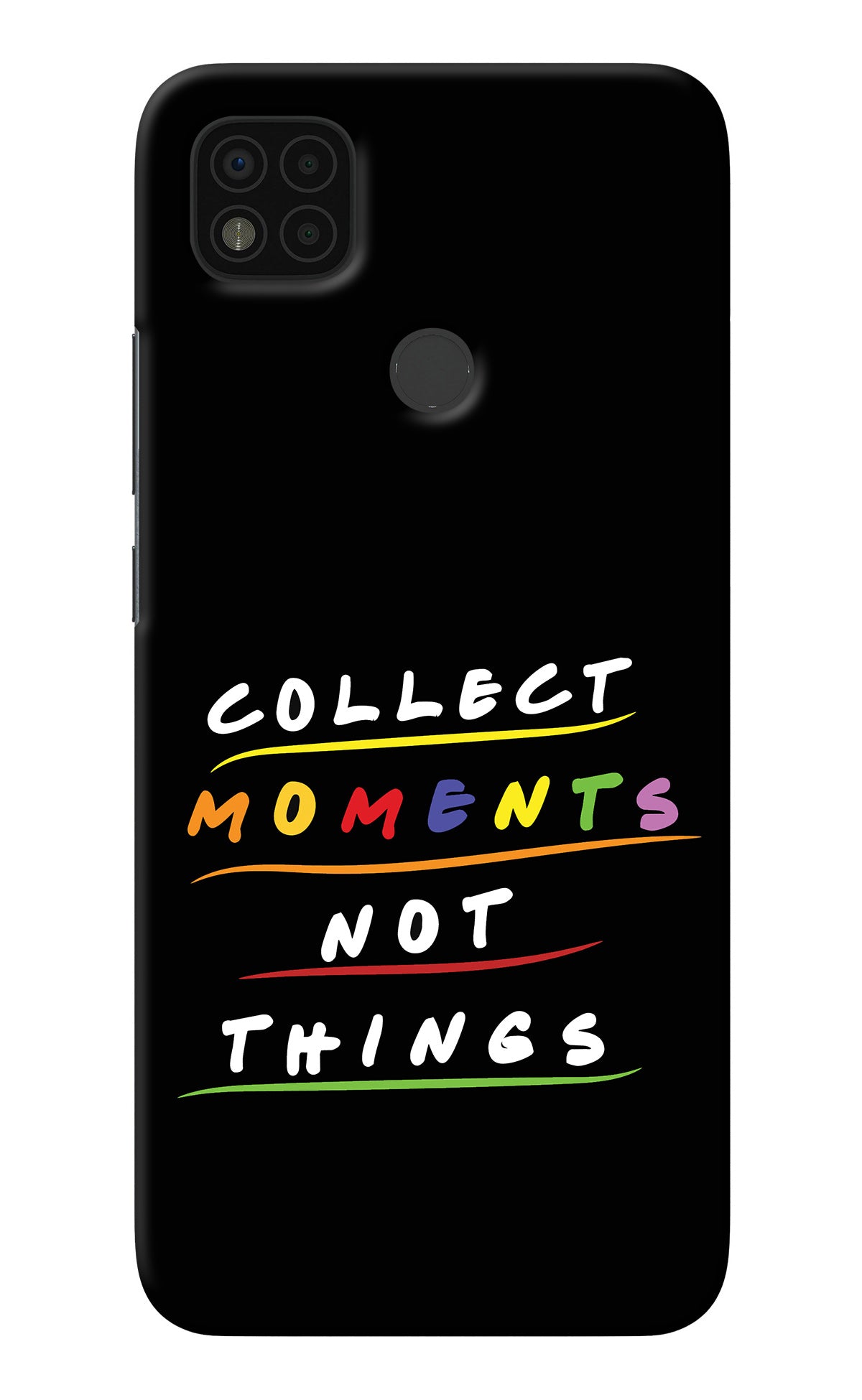 Collect Moments Not Things Poco C31 Back Cover