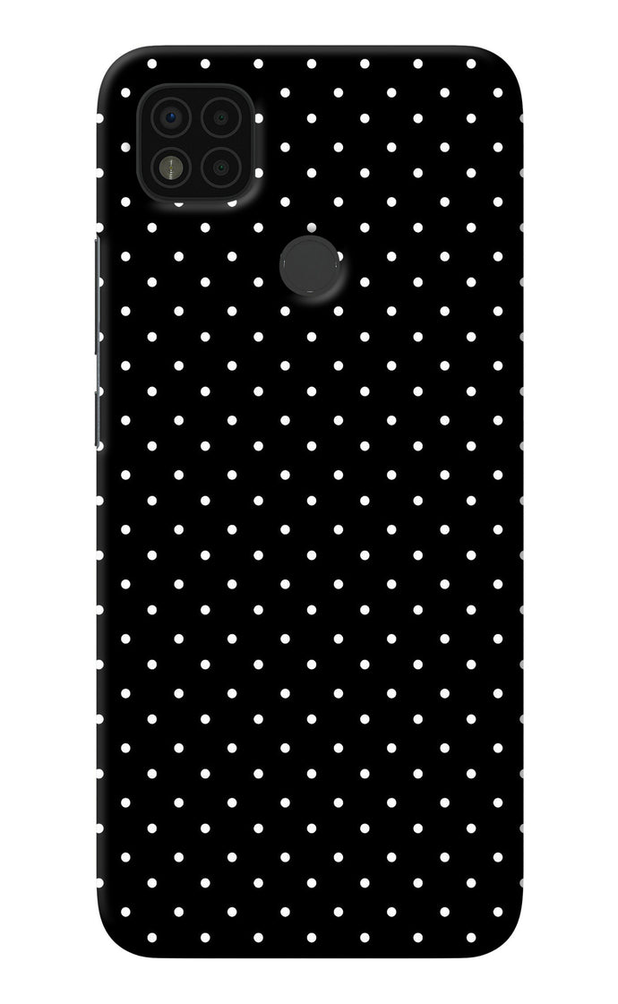 White Dots Poco C31 Back Cover