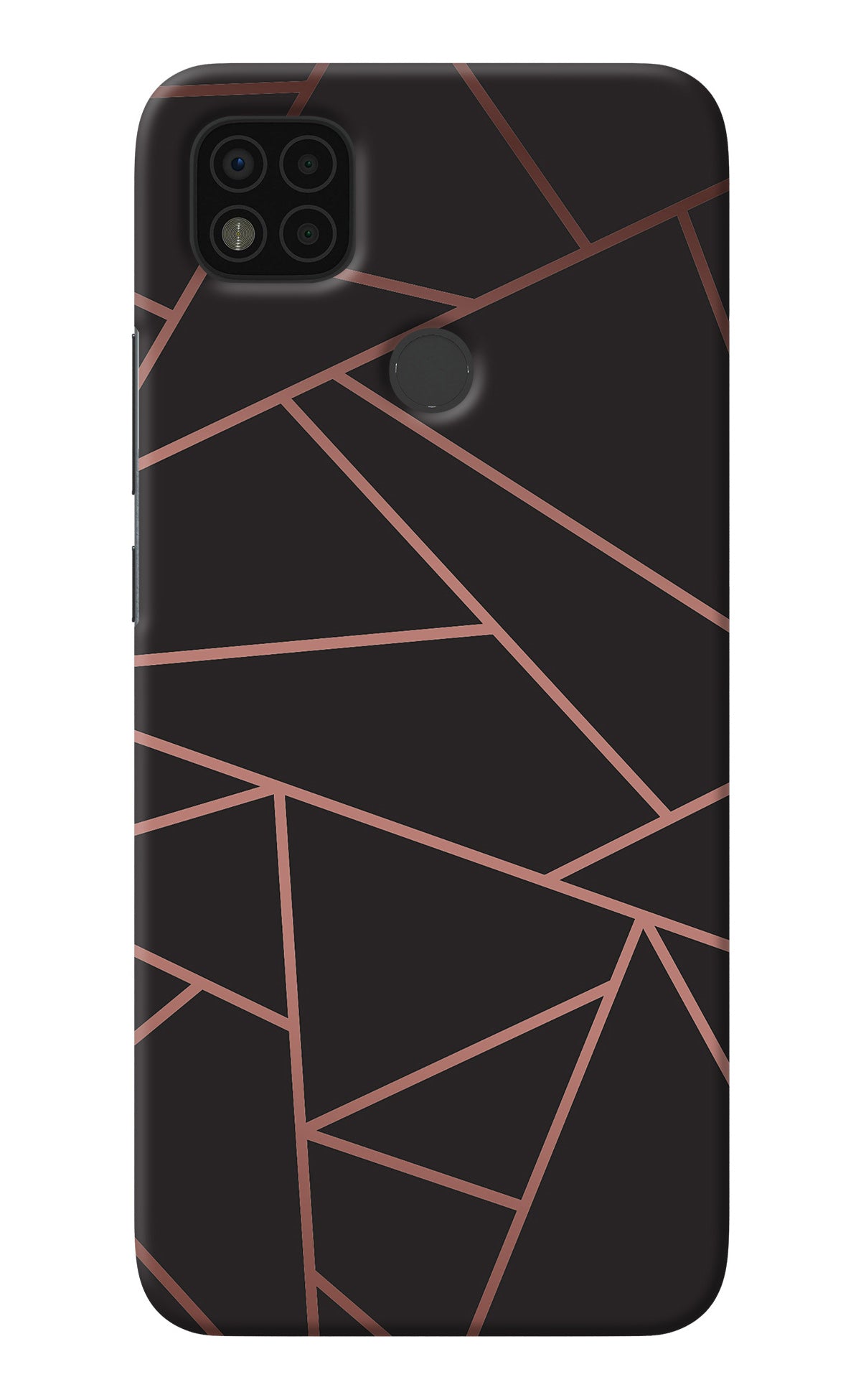 Geometric Pattern Poco C31 Back Cover