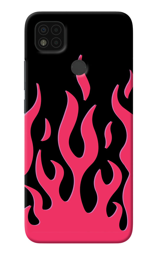 Fire Flames Poco C31 Back Cover