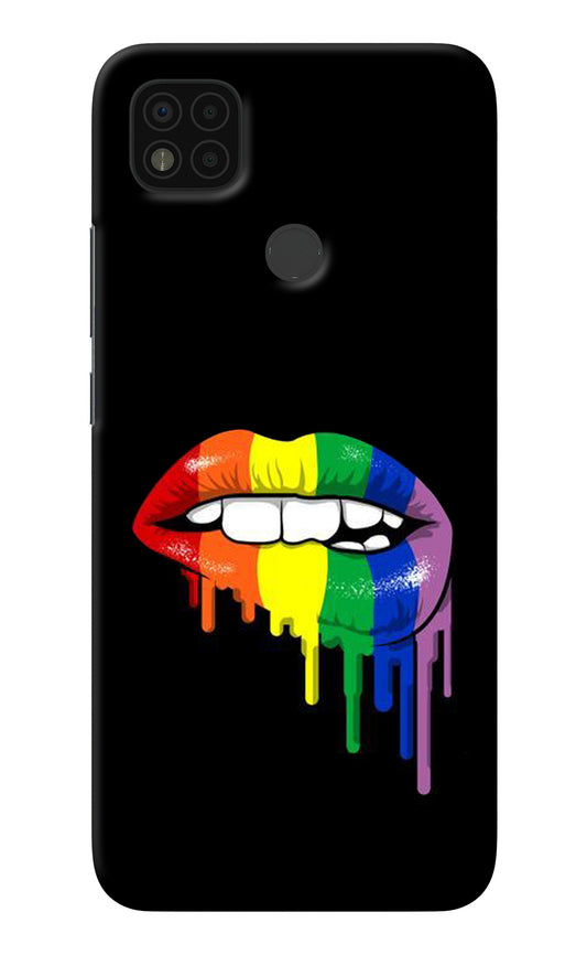 Lips Biting Poco C31 Back Cover