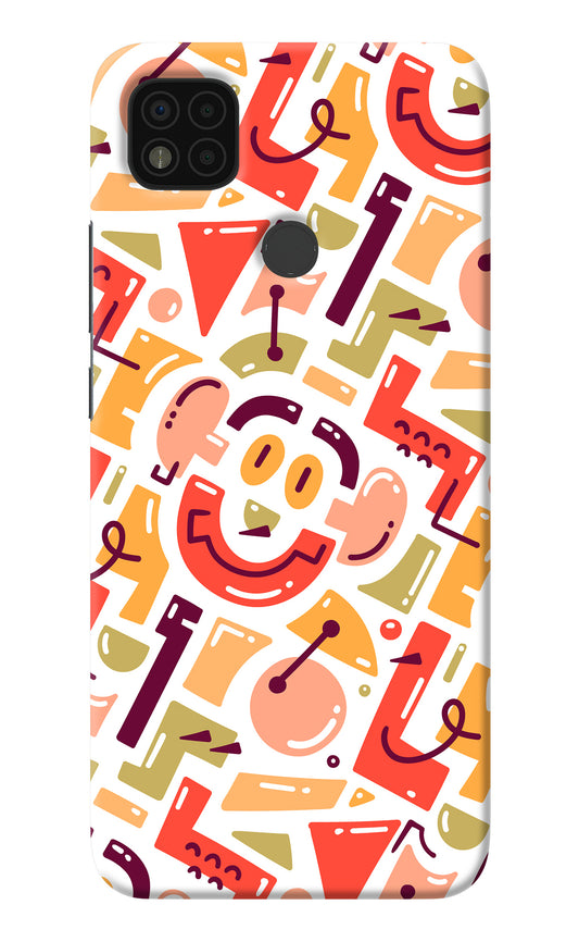 Doodle Pattern Poco C31 Back Cover